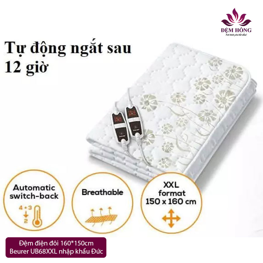 Đệm điện đôi Beurer UB68XXL